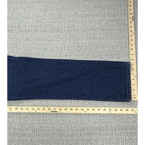 Vintage Levis 619 Jeans Mens 31x32 Blue Denim Straight Leg Orange Tab 90s - Picture 3 of 13